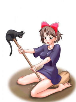 [逃亡者x新桥月白日语社汉化] [倉楽屋 (倉子倉次)] ジブらぶ01 ～魔女娘の店番～ (魔女の宅急便)_38