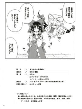 (例大祭15) [はにゃ屋敷 (はにゃ)] 東方迷込～霊夢編～ (東方Project)_17