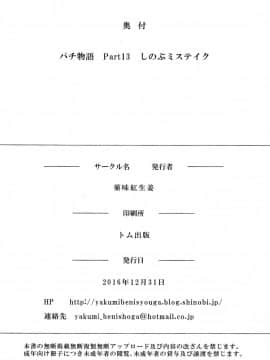 (C91) [薬味紅生姜] パチ物語 Part13 しのぶミステイク (化物語)_026