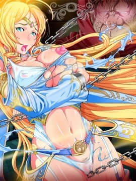(同人CG集) [レトロスター] エルフ姫、発情!The悪堕ち!_a_003