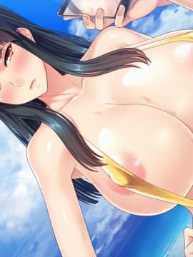 爆乳水着人妻をビーチでデカチンナンパ ～生真面目ぶって渋るのにハメるとイキまくるマゾ牝を孕ませオナホに躾ける夏～_ev001f